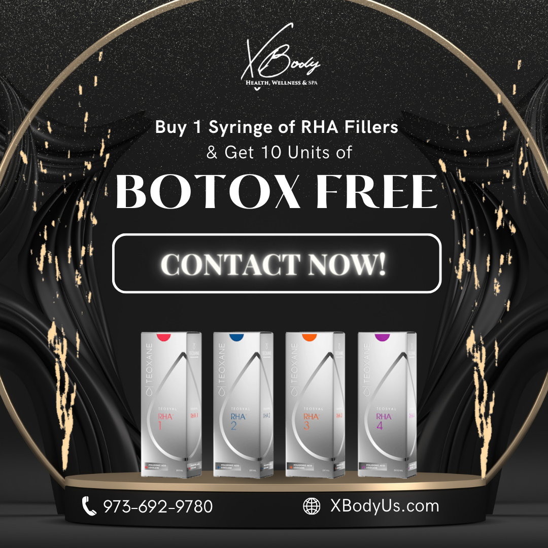 Buy RHA Fillers Get Botox Free